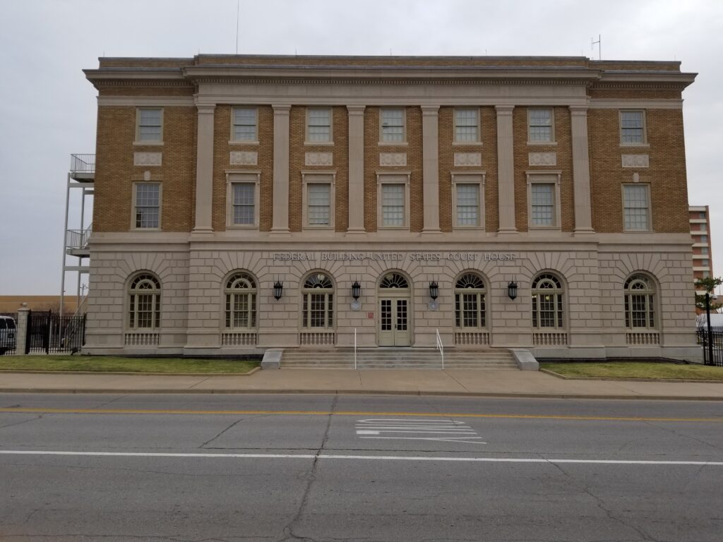 The Federal Court House in Lawton, Oklahoma.