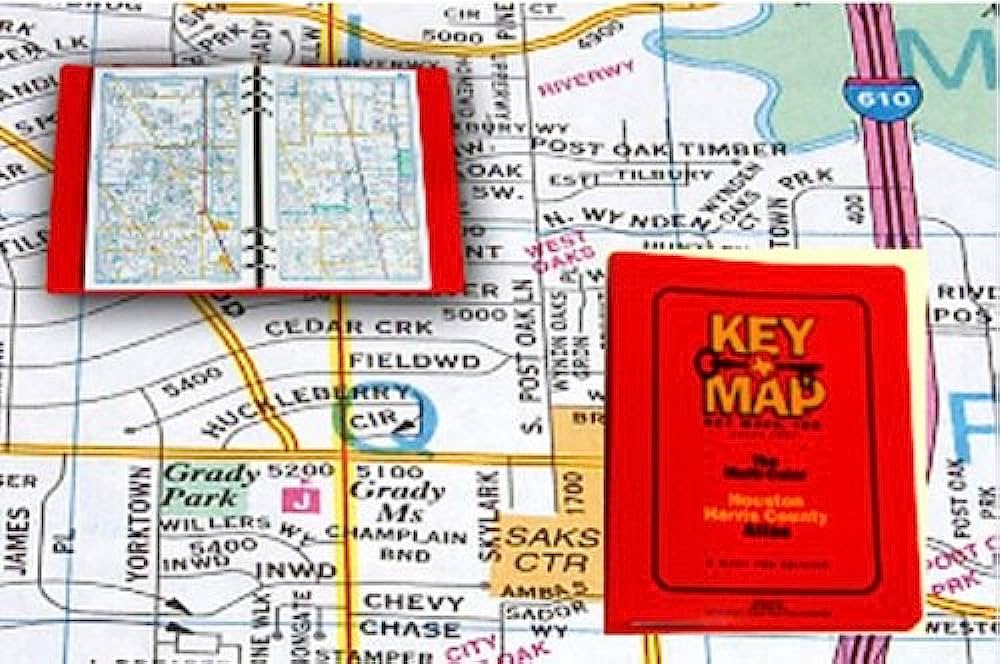 Mark White Governor Key Map GPS of 1990