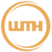 Law Office of Will M. Helixon (LOWMH) circular logo in gold