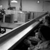 Air Force defense counsel delivers a closing argument during a mock court-martial at Kunsan Air Base