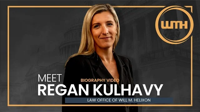 Biography of Regan Kulhavy – Warrior Advocate | Law Office of Will M. Helixon