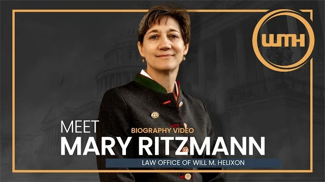 Biography of Mary Ritzmann – Warrior Advocate | Law Office of Will M. Helixon