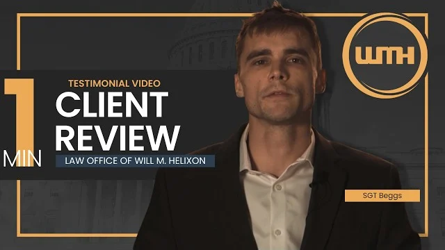 How Will Transformed My Case | 60s Testimonial Military Law Office